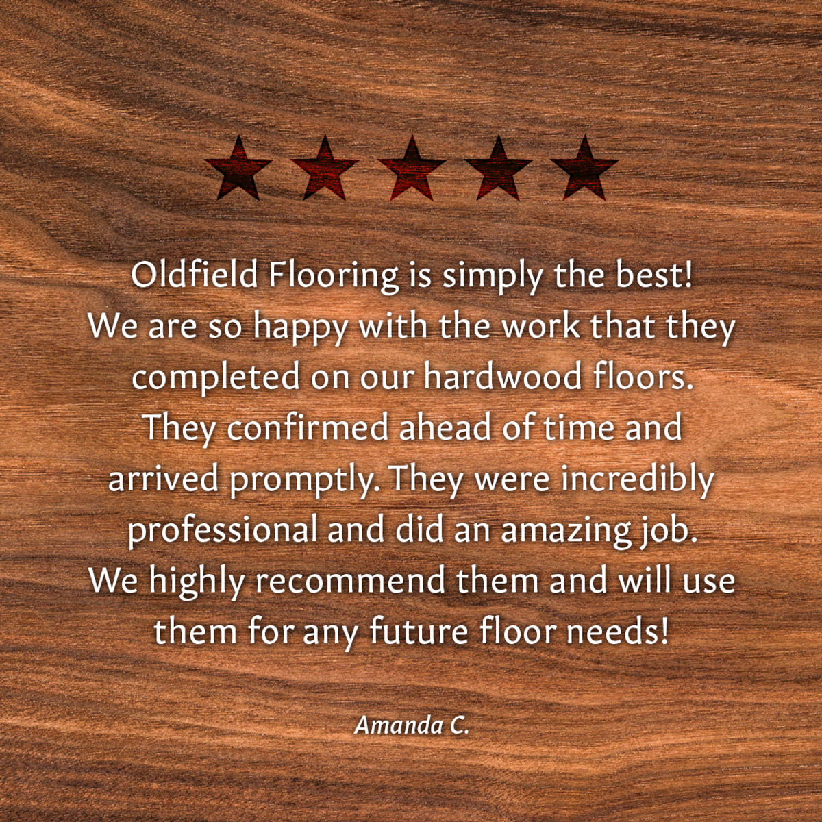 Luxury vinyl plank installation